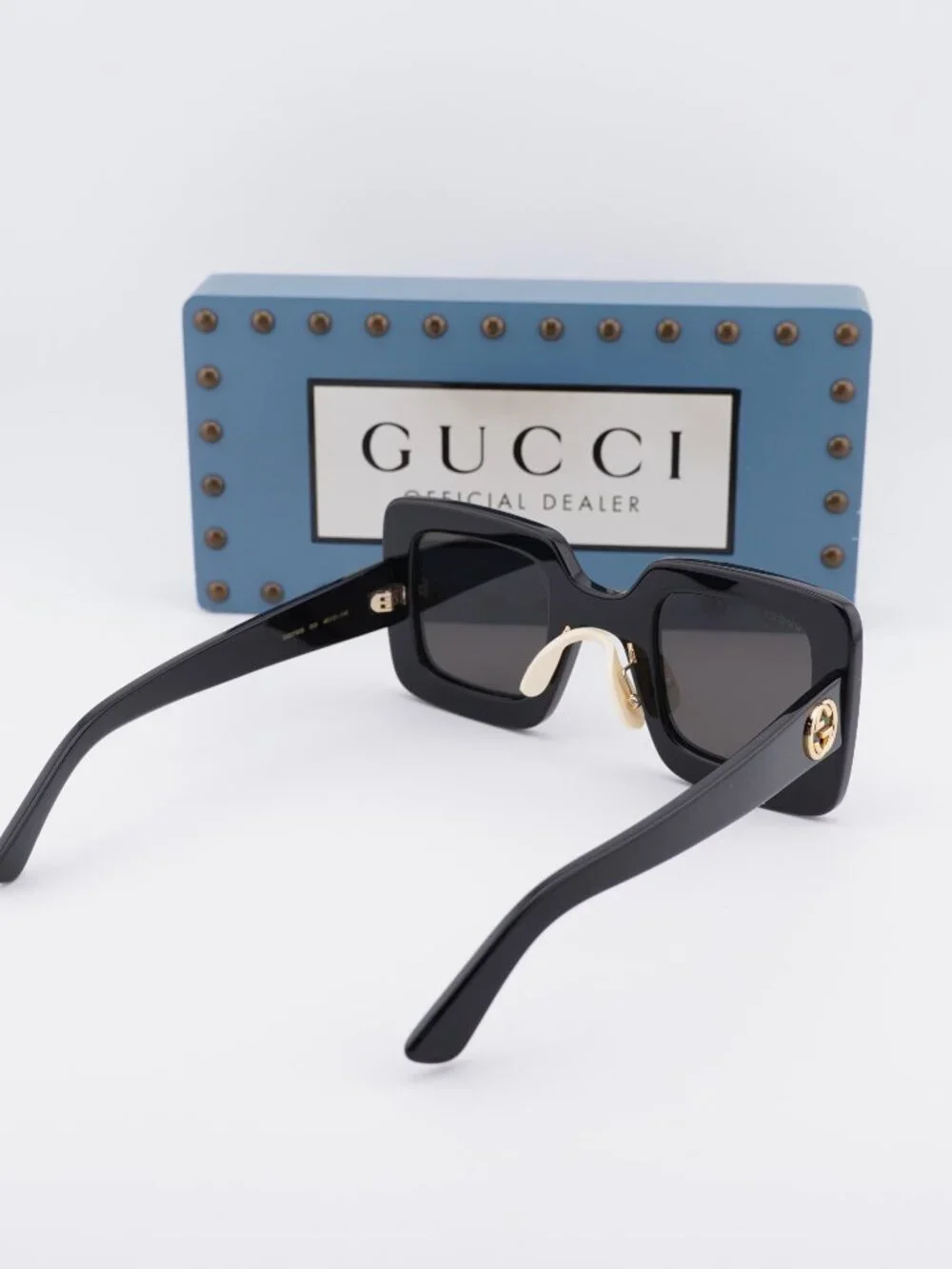 Gucci GG0780S 005 Square Sunglasses - Black\Grey